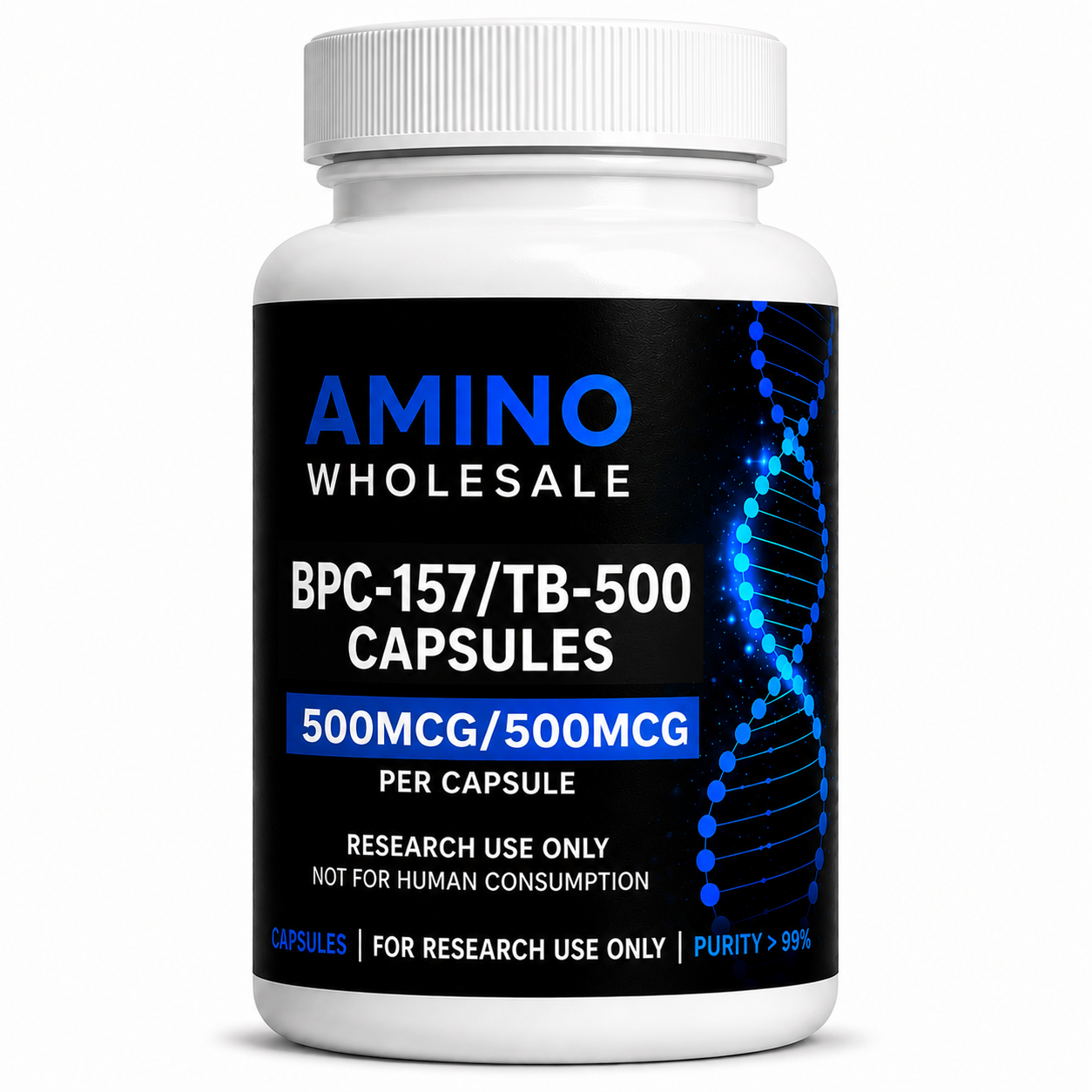 BPC-157/ TB-500 Capsules 1000mcg research vial — Amino Wholesale